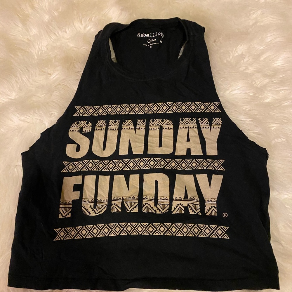Crop racer back